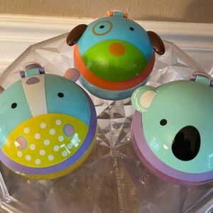 Skip Hop Kids Snack Containers x 3